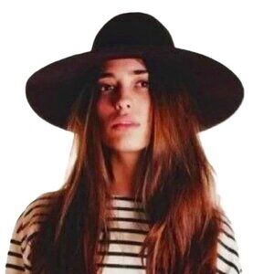 Western Westerlind Wool Felt Boho Hat Wide Brim Southwest Mountain Brown